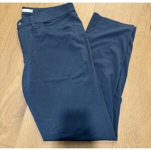 Tasc Pants Mens 36 Tailored Blue Performance Trouser Bamboo Blend Casual